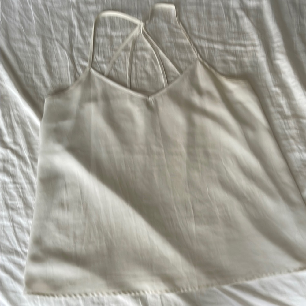 Abercrombie & Fitch Cream Tank Top